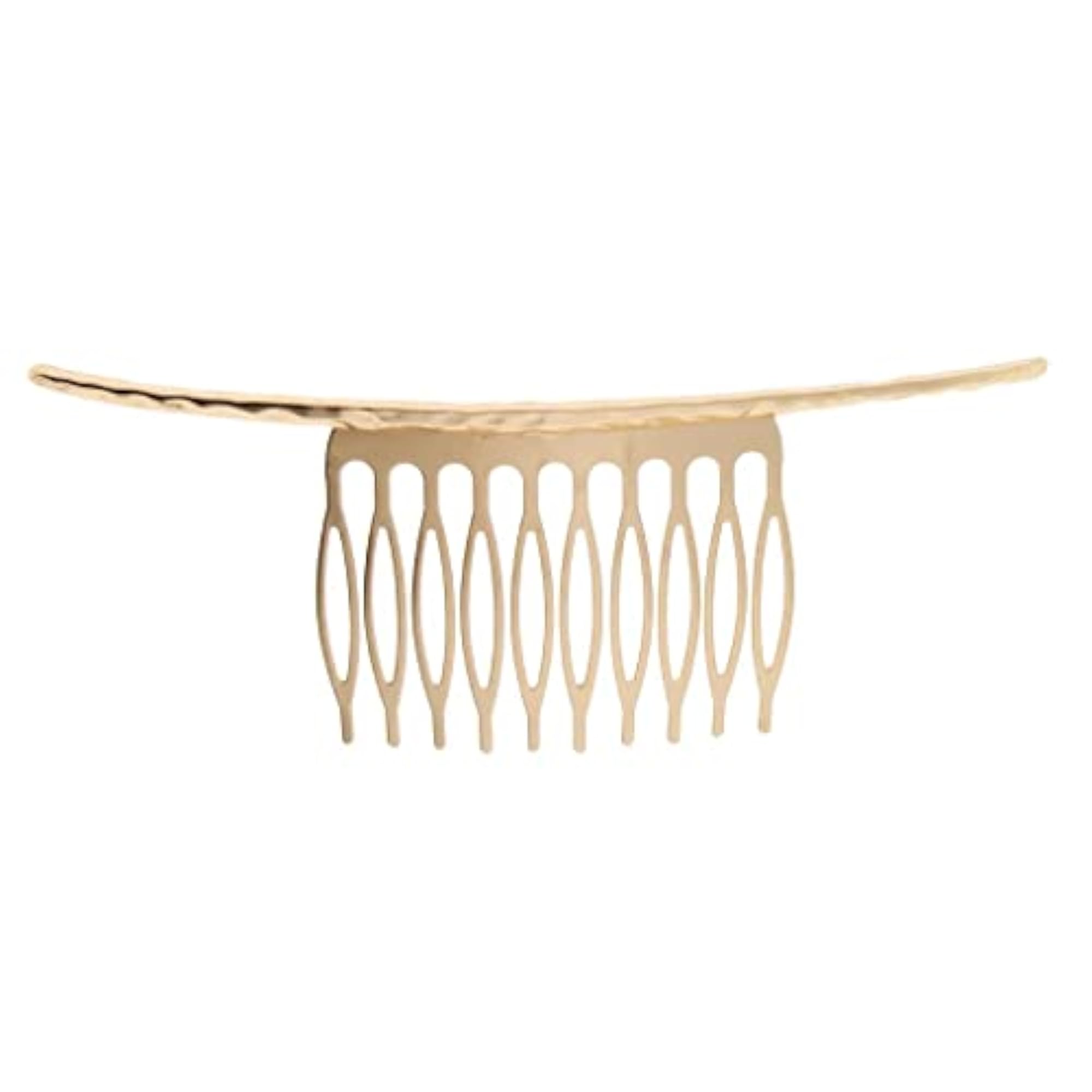 Retro Gold Metal Hair Comb Clips Set for Weddings