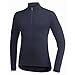 Woolpower Men's Zip Turtleneck 200, Navy, Small