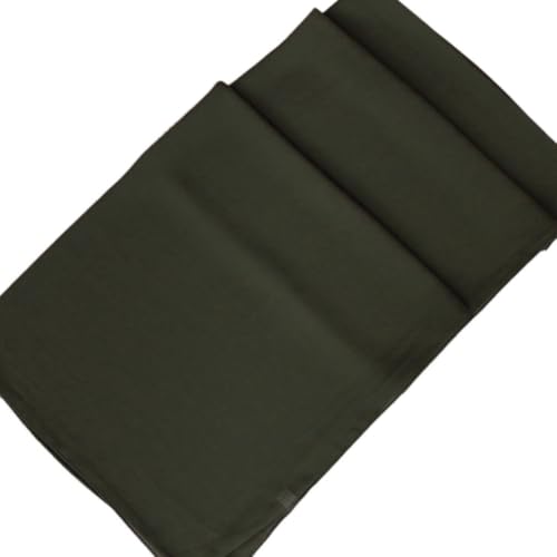 Image of LMVERNA Solid Color Bubble Chiffon Scarf for Women Fashion Soft Hijab Long Scarf Wrap Scarves