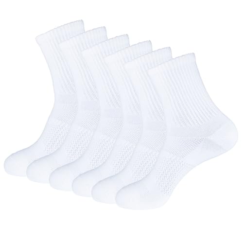 Pauboland Women's 6-Pack Cotton Socks
