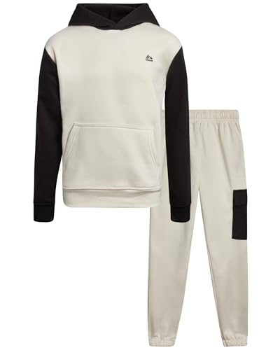 RBX Boys Sweatsuit Set - 2 Piece Fleece Sweat Sets with Pullover Hoodie Sweatshirt & Boys Joggers - Active Kids Matching Set