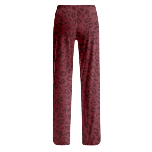 Gumipy Leopard Pants Women Comfy Soft Leopard Print Pajama Pants Sleepwear - image 4