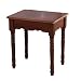 Sywlwxkq Taburete para pies Sofá otomano Taburete Maquillaje Tocador Taburetes Comedor Banco de Zapatos Tocador Taburete Probador de Madera Maciza, 8 Colores (Color : E, Size : 39x29x42CM)
