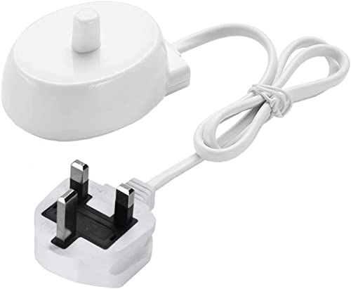 OrcoW - Electric Toothbrush Replacement Charger Compatible With O-ra-b, Portable Waterproof Base Inductive Model 3757 Travel Toothbrush Charger for O-ra-b Pro/Genius/Smart Series, UK 3 Pin Plug