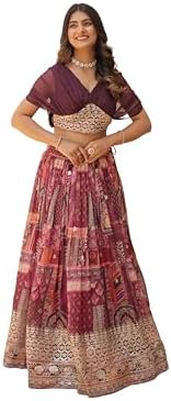 New Indian desaign Ready to Wear Bollywood Bridal-Wedding Style Lehenga Choli for Indian Women's With Stichhed Blouse