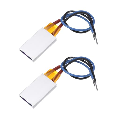MECCANIXITY 2 Pcs PTC Heating Element, AC DC 110V PTC Heating Plate Aluminum Shell Ceramics Polyimide Film Plate Heater 8W-100W 160C Insulated Constant Temperature Ceramic Thermostatic