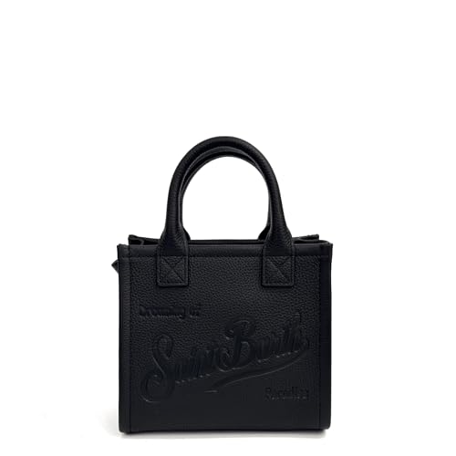 SAINT BARTH Borsa a mano VANITY MINI - Leather Nero 00748I (nero, Piccola)