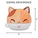 TeeTurtle Reversible Latte Cat Scented Plushie - 4-Inch Two-Sided Flip Plush Toy with Embroidered Details - Cute Mini Collectible Plush for Kids, Teens, and Adults