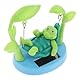 IMIKEYA Solar Wackelfigur Auto lustig Schwingende Schildkröte Ornament – ​​solarbetriebene Auto Innenraum Wackelfigur für Dashboard Autodekoration