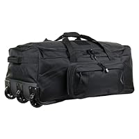 Miramrax Travel Duffle Bag With Wheels Extra Large Rolling Duffel Bags for Tactical Military Deployment Camping Weekender Traveling Luggage Roller Wheeled Bag Trolley Bag for Sports Outdoor