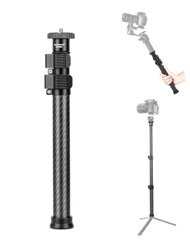 Tige d'extension en carbone à 3 sections réglables pour stabilisateur d'appareil