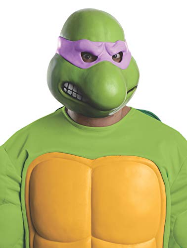 Rubie's mens Teenage Mutant Ninja Turtles Adult Donatello 3/4 Mask Party Supplies, As Shown, One Size US