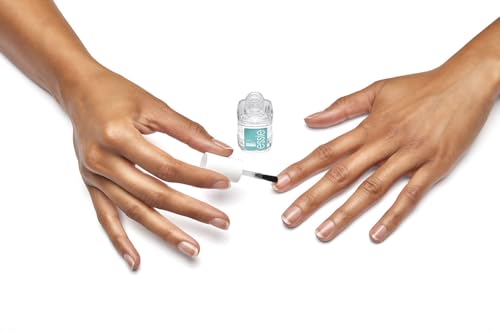 Image of essie salon quality nail care, vegan formula, clear base coat, Here To Stay, 0.46 fl oz