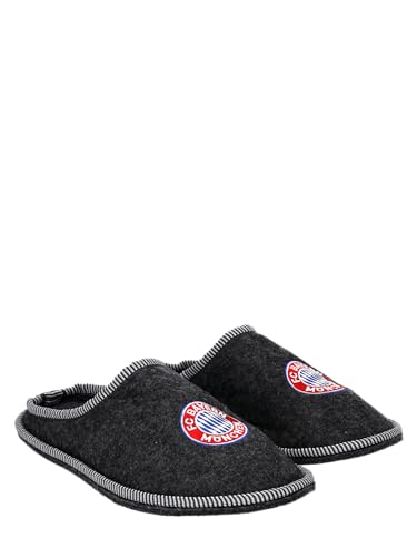 Zapatillas de fieltro de hombre FC Bayern München color gris y talla 44 para casa 2