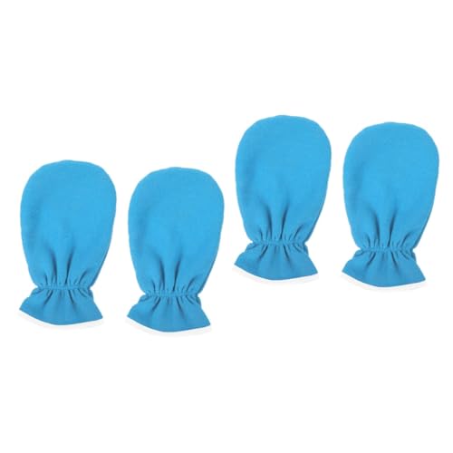 Housoutil 2 Pairs Hand Masks Moisturizing Gloves Fadeless Washable Manicure Mittens for Overnight Hand Repair