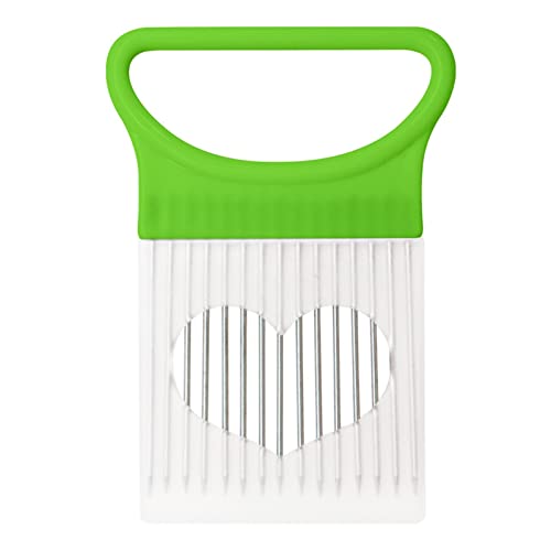 Mandolina cortadora de frutas y verduras acero inoxidable verde miniatura 1