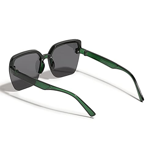 Image of Haute Sauce Rectangular Sunglasses for Women | Solid Frame and Tinted Lens | Shades, Goggles, Eyewear, Chasma, Glares for women | accessories for women | Cool, Funky, Stylish ladies sunnies