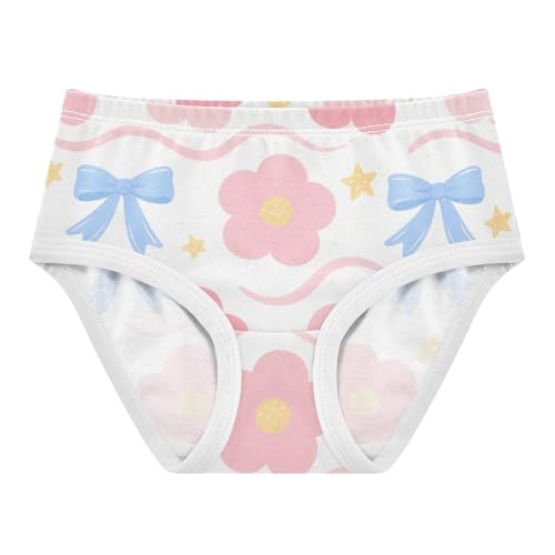 GuoChe Triangle Panties Panties Organic Underwear for Toddler in Sizes 2T,3T, 4T, 5T, 6Y and 8Y