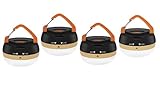 Portable LED Camping Light Mini Hanging Tent Lantern with 5 Lighting Modes,4-Pack