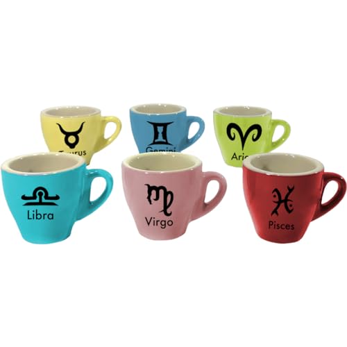 The Coffee House Set 6 Tazzine Caffè + Piattini Personalizzati Con Nomi | Idea Regalo Compleanno Natale In Scatola Rossa - Foto 11