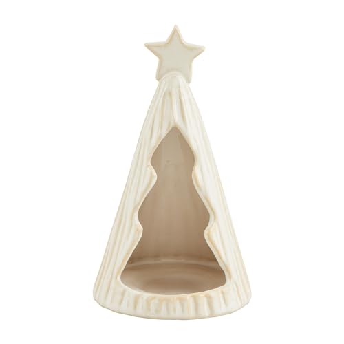 Mud Pie Ceramic Tree Votive Holders, Small, 4 1/2" x 2 1/4" Dia - image 1