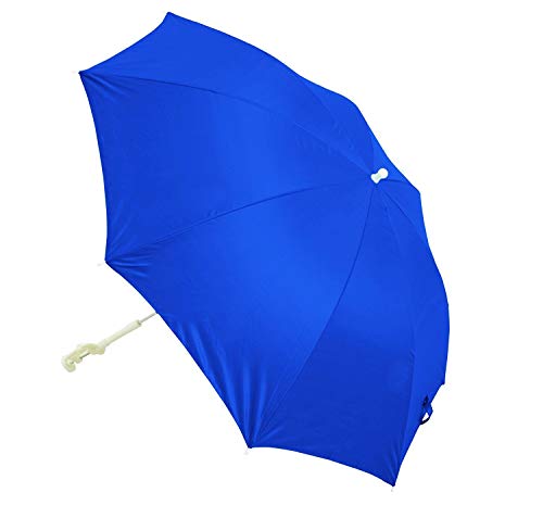 NTD Clamp on Beach Chair Clamp Umbrella- 4 Foot - Small - Many Colors (Blue)
