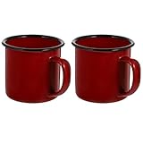 Mug émaillé style ancien – cette tasse à eau émaillée peut être utilisée à la maison, au bureau, en pique- ou partout en extérieur. tasse à thé émaillée