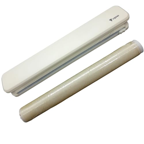 Suporte Cortador De Plástico Filme, Papel Alumínio ou Papel Manteiga, Dispenser de Filme PVC, Prátic