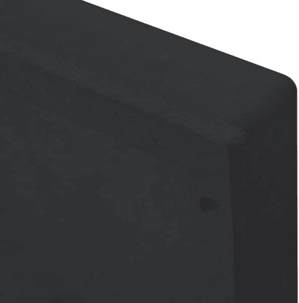 vidaXL Shower Niche - Matt Black, Durable SMC with Resin Construction, Space-Saving Design for Bathroom Decoration and Storage, Easy Install