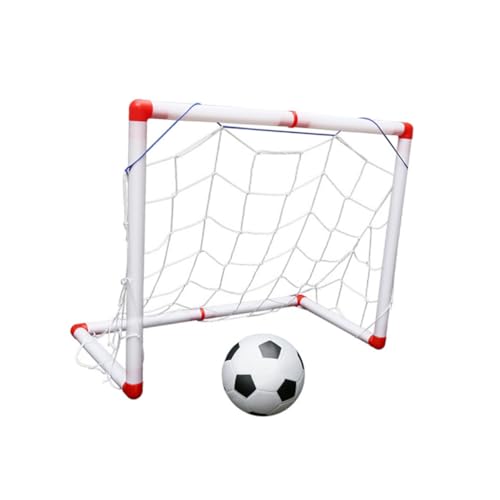 Mini but de football 56 cm avec filet robuste et ballon pour l'intérieur et le jardin