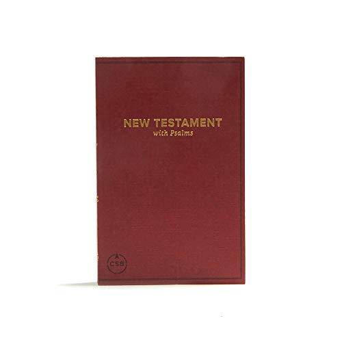 CSB Pocket NT with Psalms, Burgundy