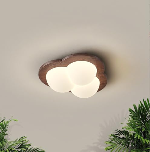 SXYSXYSXY LED Madera Nórdicos Atenuado Lámpara de pasillo Diseño creativo Modernidad Luz de techo 18W Lámpara de techo 3000K / 4500k / 6000k para Balcón privado Vestíbulo Escaleras 24 * 10cm