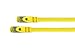 Produktbild PYTHON RJ45 Ethernet LAN Patchkabel mit Cat. 7 Rohkabel, mit Rastnasenschutz RNS und Nylongeflecht, S/FTP, PiMF, halogenfrei, 500MHz, OFC, 10-Gigabit-fähig - gelb, 30m