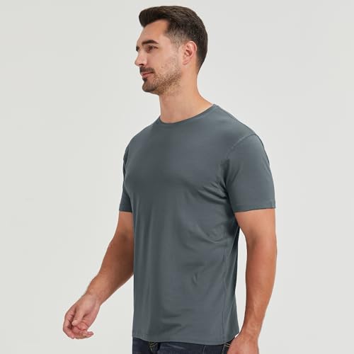 Image of netdraw Men's Ultra Soft Bamboo Viscose Cotton T-Shirt S-3XL