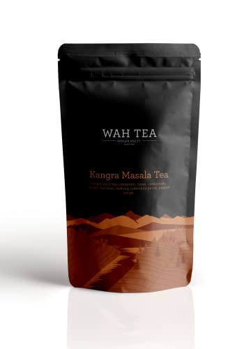 Image of Wah Tea Masala Black Tea Leaves | Hand-Plucked Whole Leaf from Kangra Valley | 100% Natural & Pesticide-Free | Rich in Antioxidants | Zero Calories | Traditional Spiced Aroma | De-Stress & Re-Energize | 100 g