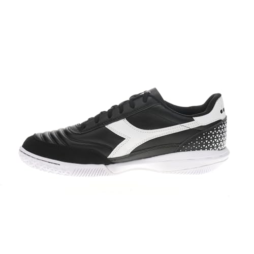 Image of Diadora Mens Calcetto Gr Lt Indoor Soccer Cleats - Black, White - Size 11.5 M