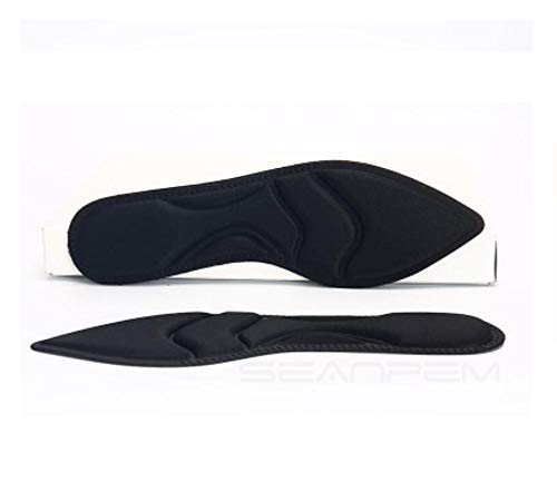 ポインテッドシューズインソール 超軽量衝撃吸収中敷き 足裏ケア ハイヒールサンダルサポート 滑り止め土踏まず クッション ヒール用 アーチサポート防臭通気性低反発高弾性耐摩耗性 女性用