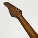 Amuic Strat Guitar Neck 22 Frets, 25.5'' Roasted Canada Maple ST Guitar Neck with Radius 9.5'' Fretboard for Stratocaste Guitar Parts Replacement (Roasted Maple)