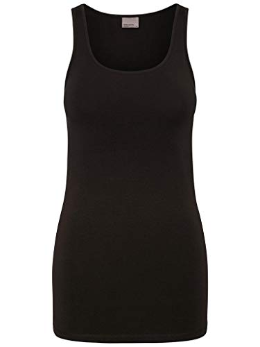 VERO MODA Damen Tank Top VMMaxi My Soft Long Basic Damentop 10185110 Black XXL VERO MODA Damen Tank Top VMMaxi My Soft Long Basic Damentop 10185110 Black XXL