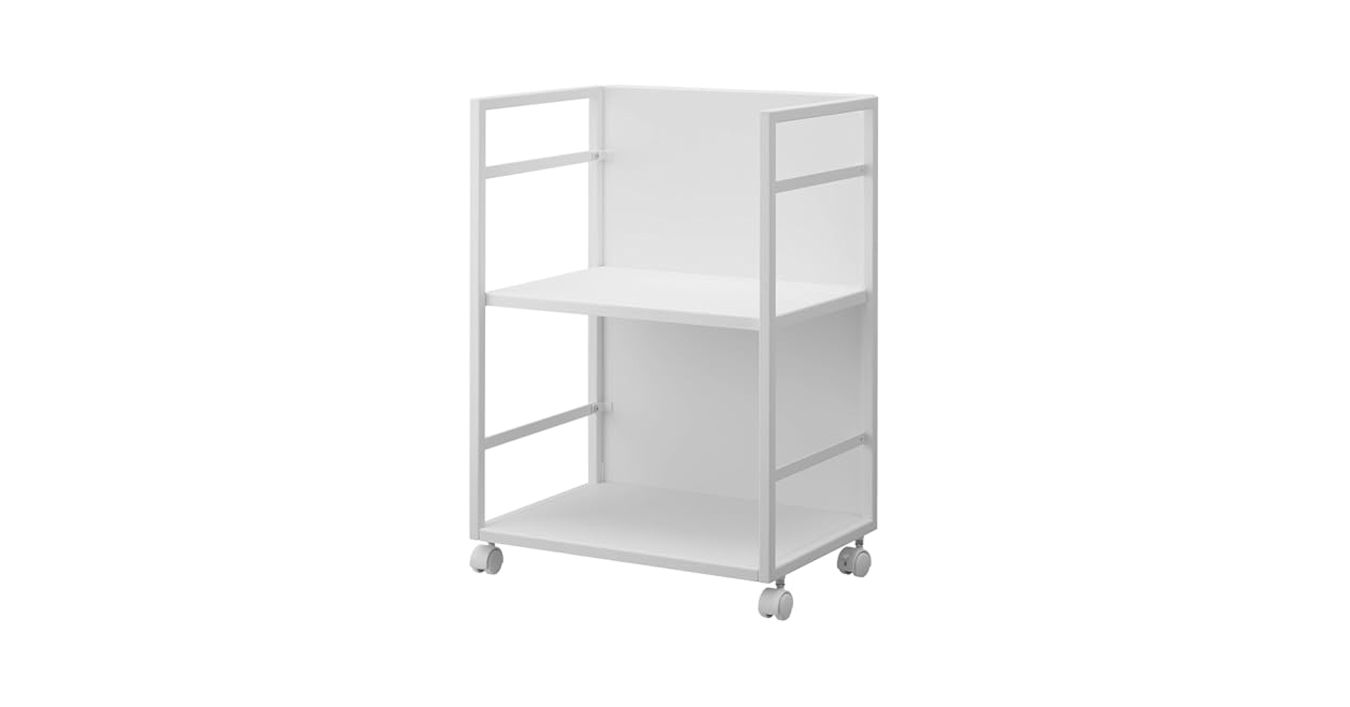 Amazon.co.jp: 目隠しワゴン ホワイト 約W42×D32×H60cm タワー