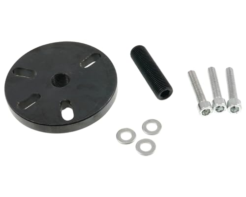 2EXTREME Universaler Polradabzieher Dreipunkt-Lichtmaschinenrotor – kompatibel für Minarelli, Morini, CPI & Aprilia/Suzuki 2-Takt Motoren, inkl. M6 Schrauben, Roller Mofa Moped Mokick Quad ATV