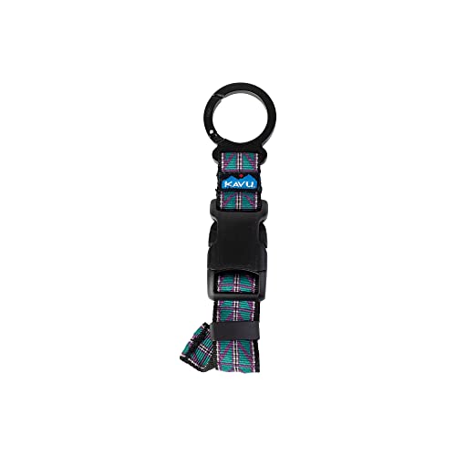 Image of KAVU Skeena Extension Strap With Buckle and Carabiner - Elastic Backpack Luggage -Purple Arrow