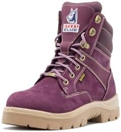 Steel Blue Ladies Southern Cross Zip Boot, Purple