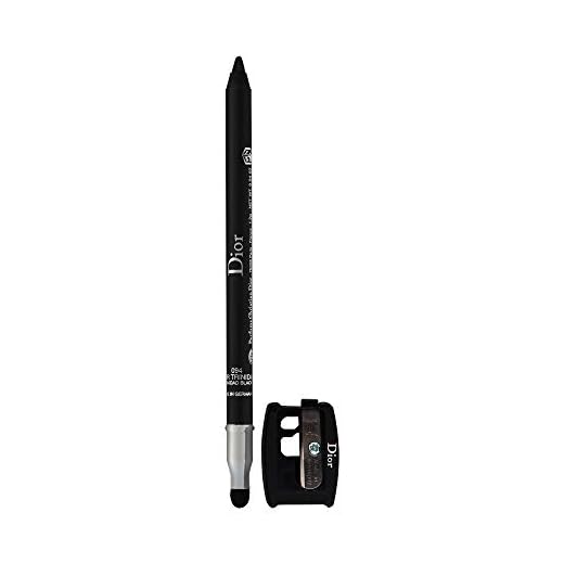 Christian Dior Waterproof Eyeliner Long-Wear Eyeliner Pencil With Blending Tip And Sharpener, Trinidad Black No.094