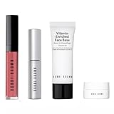 Bobbi Brown Four Ways To Perfect 4 Piece Makeup Set - Lip Gloss - Mascara - Face Base and Eye Base - Travel Size