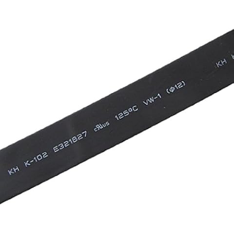 Sourcingmap 3 Meters 12mm Heat Shrink Tube Cover