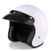 Casco moto mezzo viso Caschi moto vintage viso aperto Casco moto Casco bici elettrico Uomo Donna Scooter Casco moto