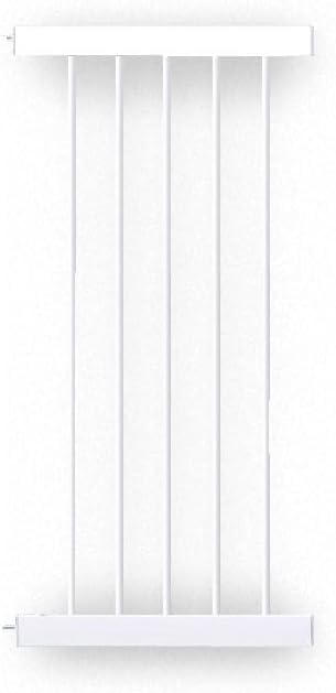 Barrera de seguridad Animal House a presión de metal blanco para perros y gatos de 75-84 cm