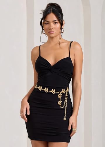 LIMHOO Metal Waist Chain for Women Body Belly Belt Chain Belt for Dress Vest Jeans3