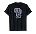 Walking Elephant - Blue Denim Colorway T-Shirt